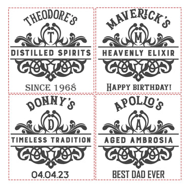 Personalized Whiskey Glass | Etched Whiskey Glass